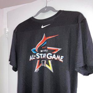 Nike Dri-Fit Miami Marlins 2017 All-Star Game Athletic T-Shirt - Large/Black